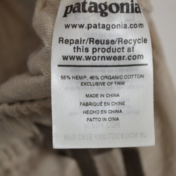 Patagonia Island Hep Beach Pants Womens XS Drawstring Waist 4 Pocket Jogger Pant - Picture 7 of 8